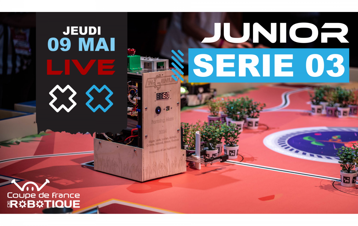 Coupe De Robotique Junior 2024 Résultats des matchs Série 3 Coupe